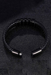 Black wraparound classy Bracelet For Men By Offmint