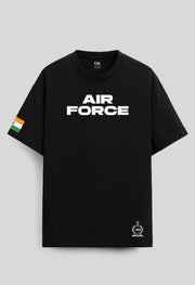 Air Force Black Oversized T-shirt By Offmint