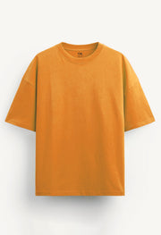 Mustard Oversized  T-shirt By Offmint