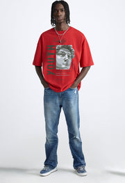 Youth Printed Oversized T-Shirt By Offmint