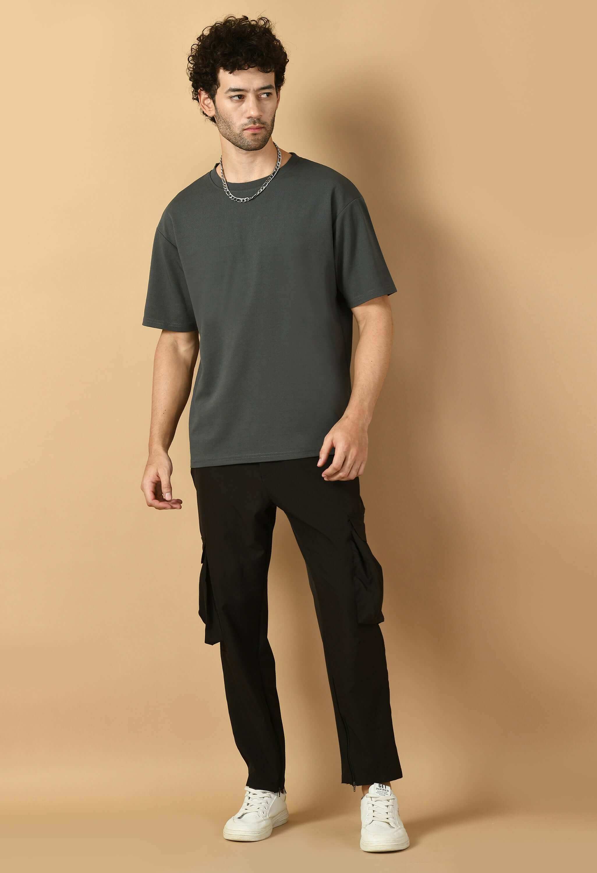 Black NS five pocket's unisex cargo by offmint