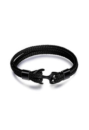 Black Wraparound Bracelet For Men By Offmint