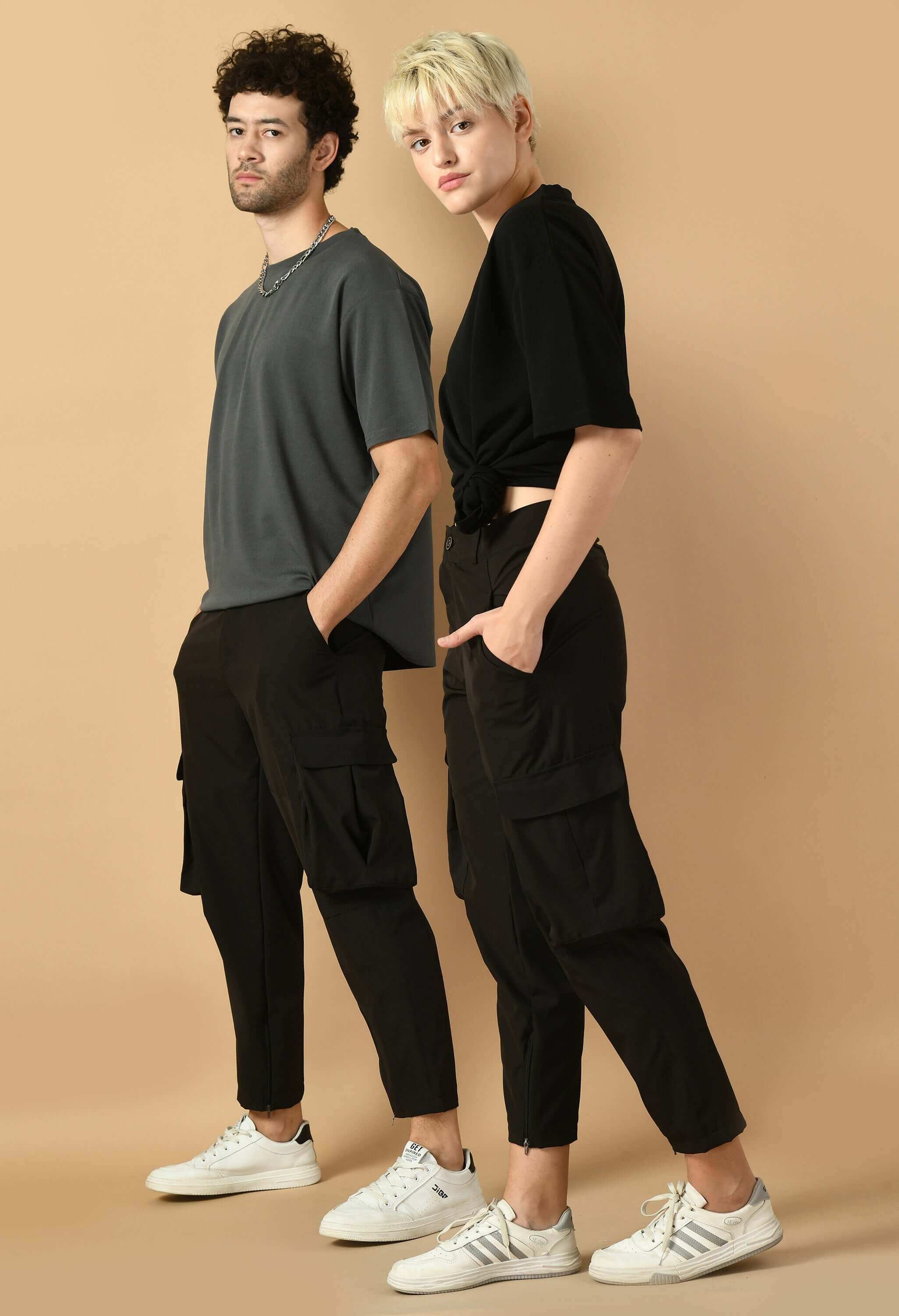 Black color five pockets NS cargo by offmint