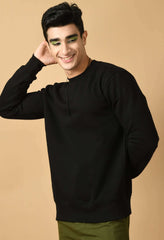 Black color mario printed sweatshirt 