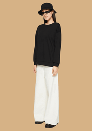 Black color sweatshirt by offmint