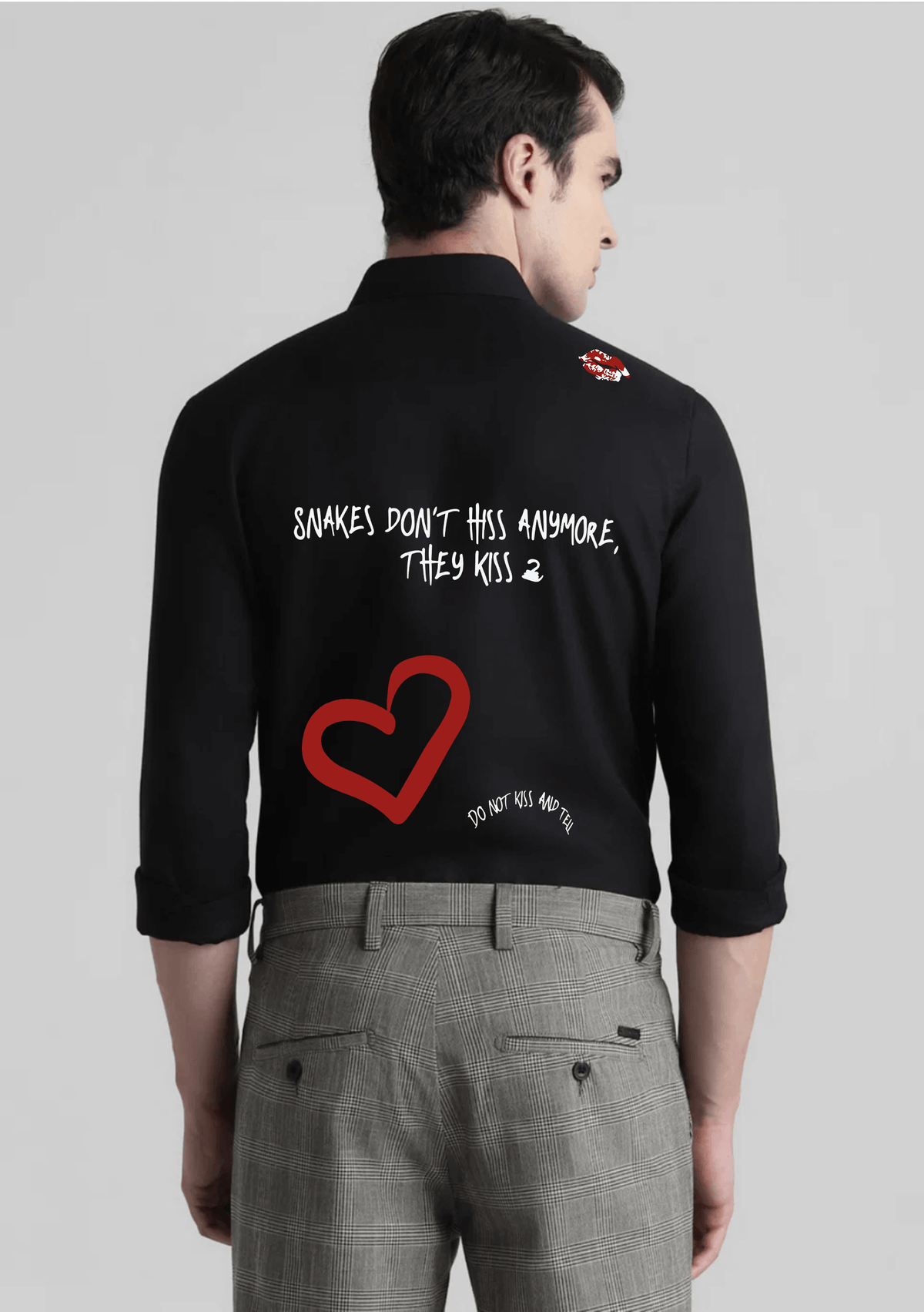 Black heart quote new printed shirt by offmint