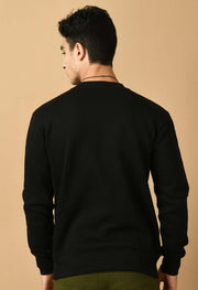 Black men's sweatshirt by offmint