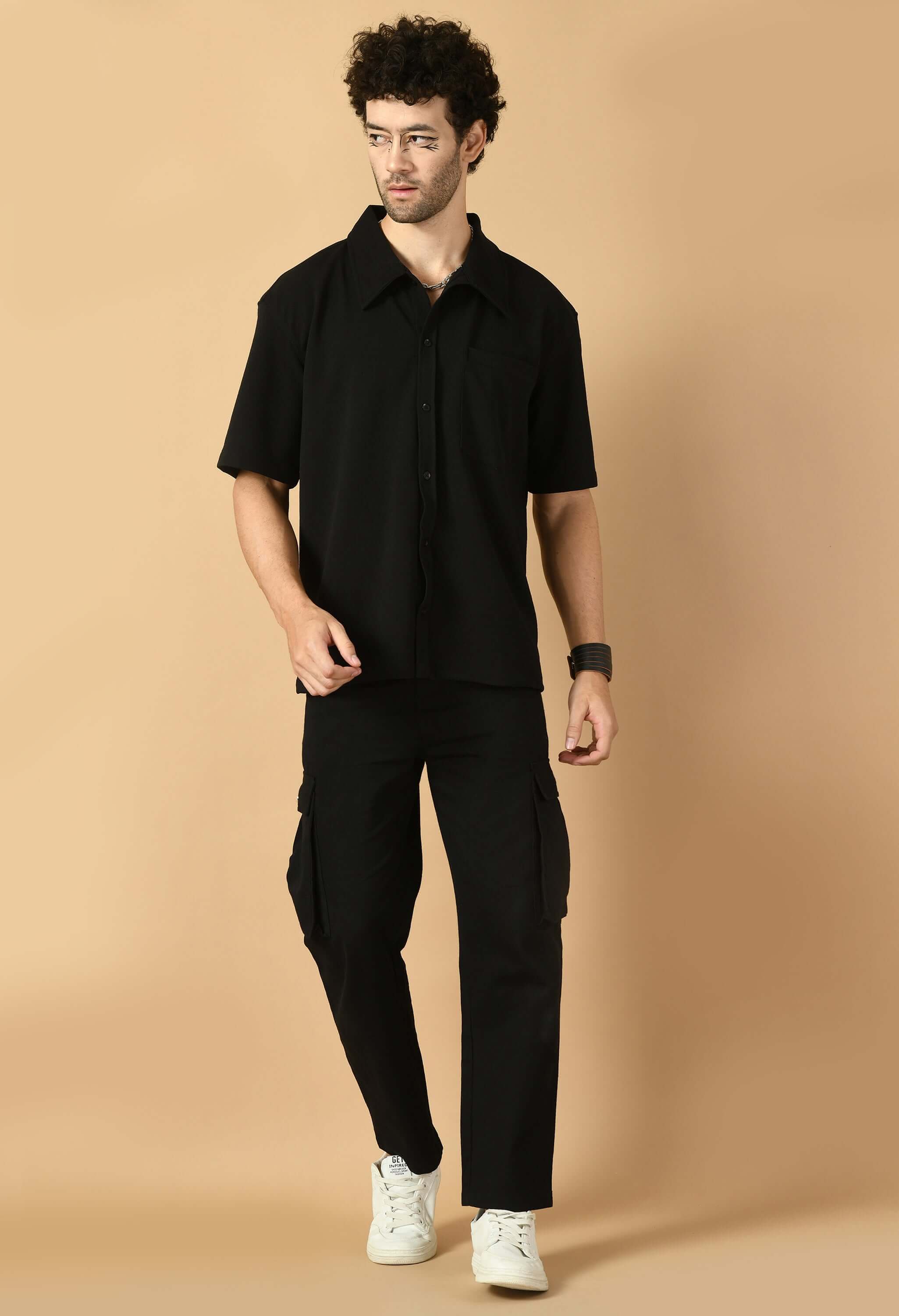 Black overshirt by offmint