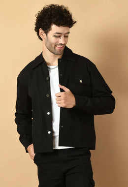 Black twill jacket's