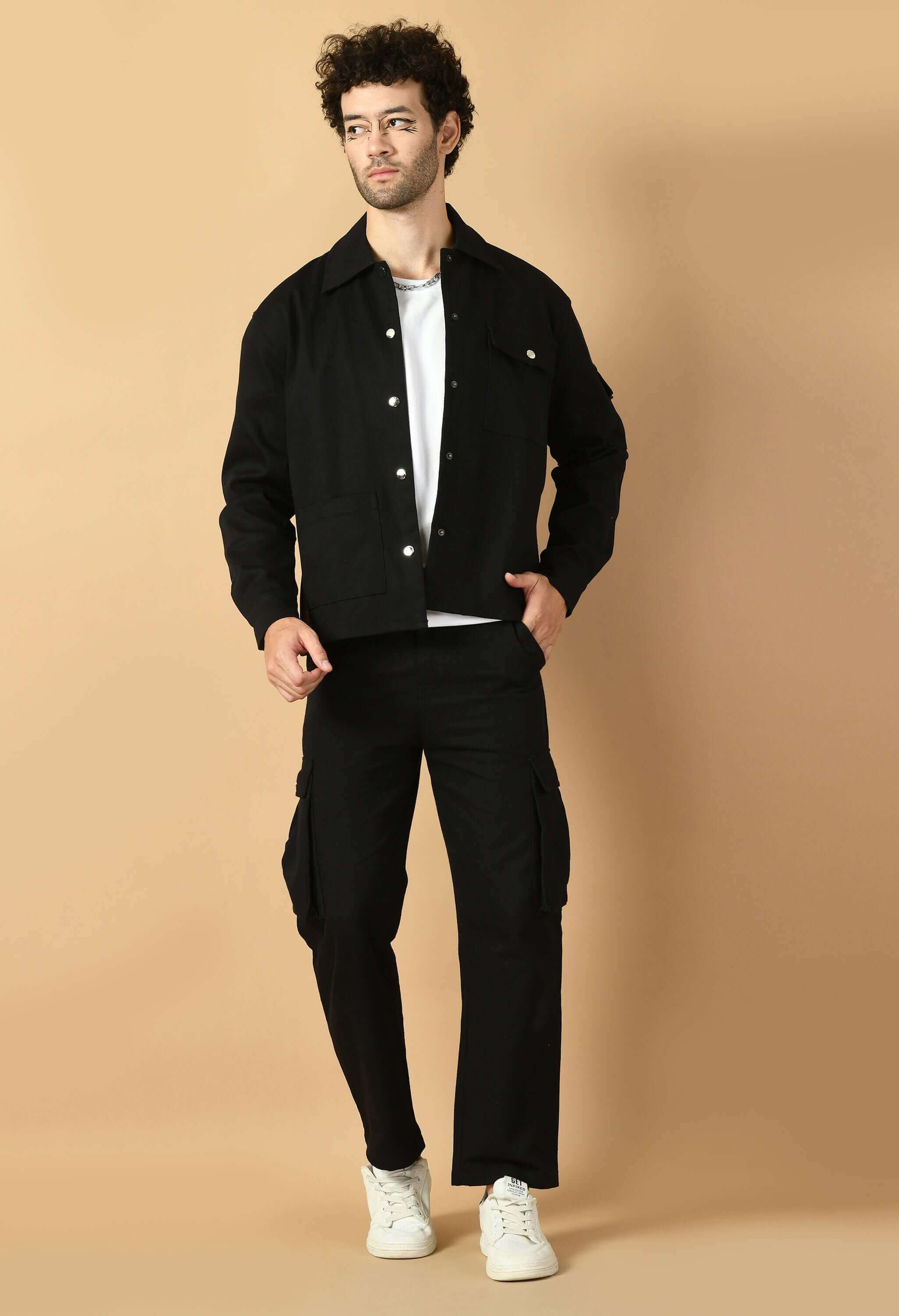Black twill jacket's by offmint