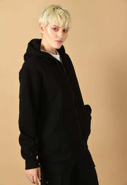 Black zip hoodie 