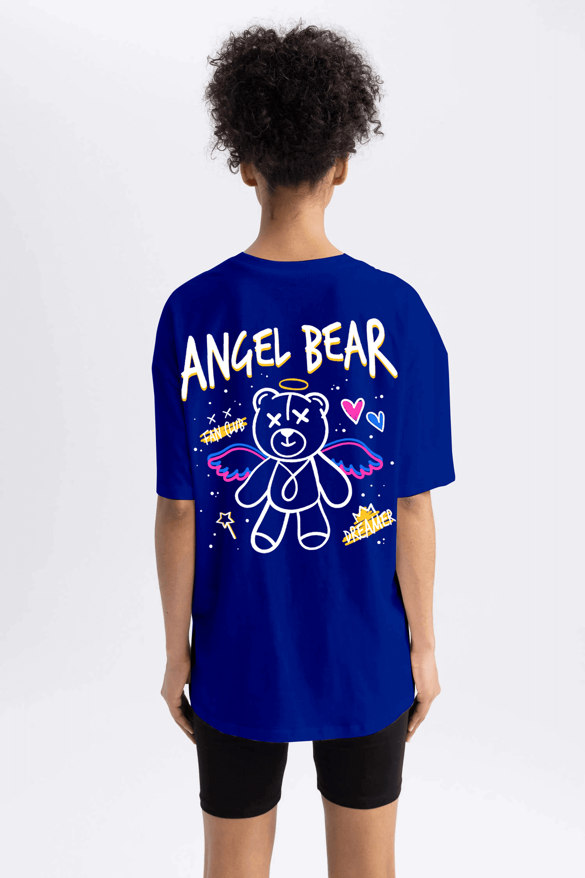Blue ANGEL BEAR oversized t-shirt by offmint