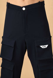 Blue color 12 pocket cargo 