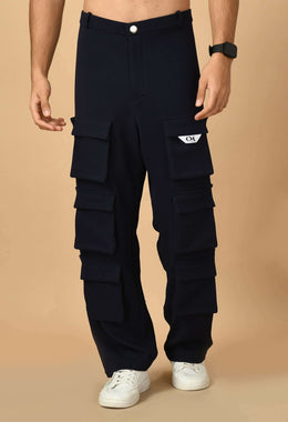 Blue color 12 pocket cargo by offmint