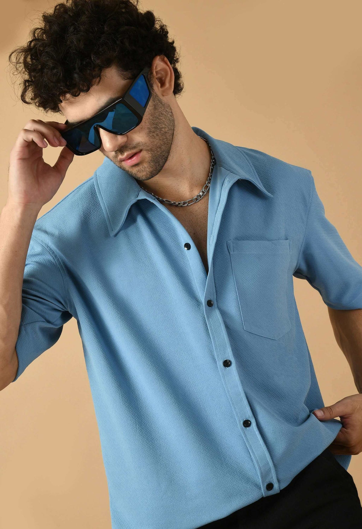 Blue overshirt 