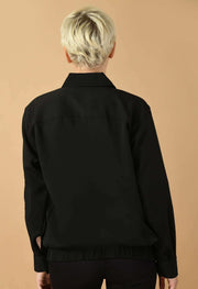 Bomber jacket black color by offmint