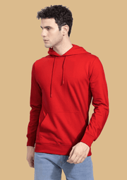 Borcelle printed red hoodie by offmint
