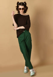 Brown oversized t-shirt by offmint