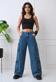 Rogue Fade Cargo Denim Women
