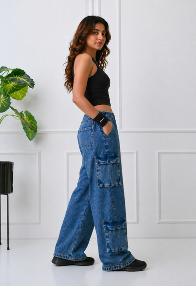 Rogue Fade Cargo Denim Women