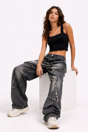 Offmint Savage Patchwork Denim