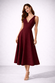 Linen Sweatheart Dress