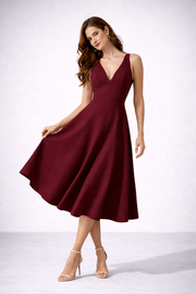 Linen Sweatheart Dress