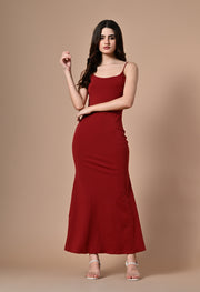 Long Sleeveless Bodycon Dress By Offmint