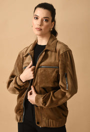 Brown Corduroy Jacket By Offmint