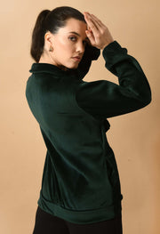 Forest Green Corduroy Jacket By Offmint