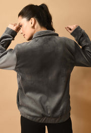Grey Corduroy Jacket By Offmint