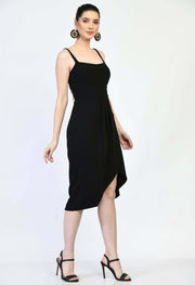 Women's Bodycon Black Dress by offmint