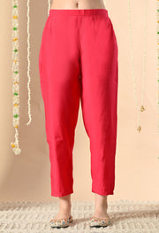 Crimson Radiance Kurta Set