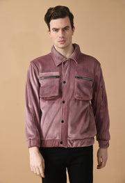 Mauve Corduroy Jacket By Offmint