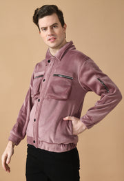 Mauve Corduroy Jacket By Offmint