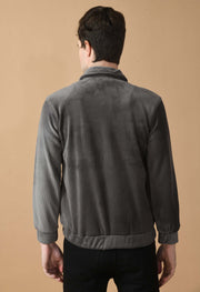 Grey Corduroy Jacket By Offmint