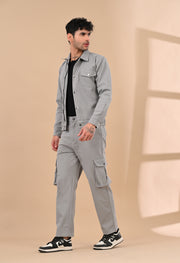 Grey Overshirt Co-ords