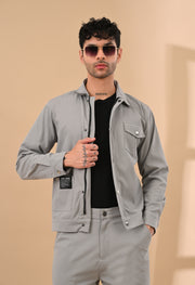 Grey Overshirt Co-ords
