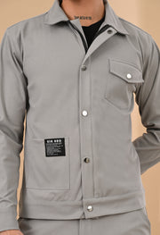 Grey Overshirt Co-ords