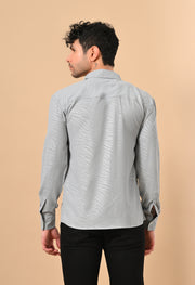 Textured Grey Shirt