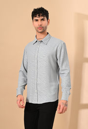 Textured Grey Shirt