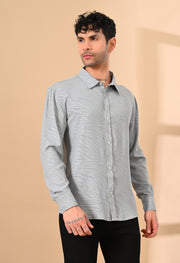 Textured Grey Shirt