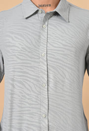 Textured Grey Shirt