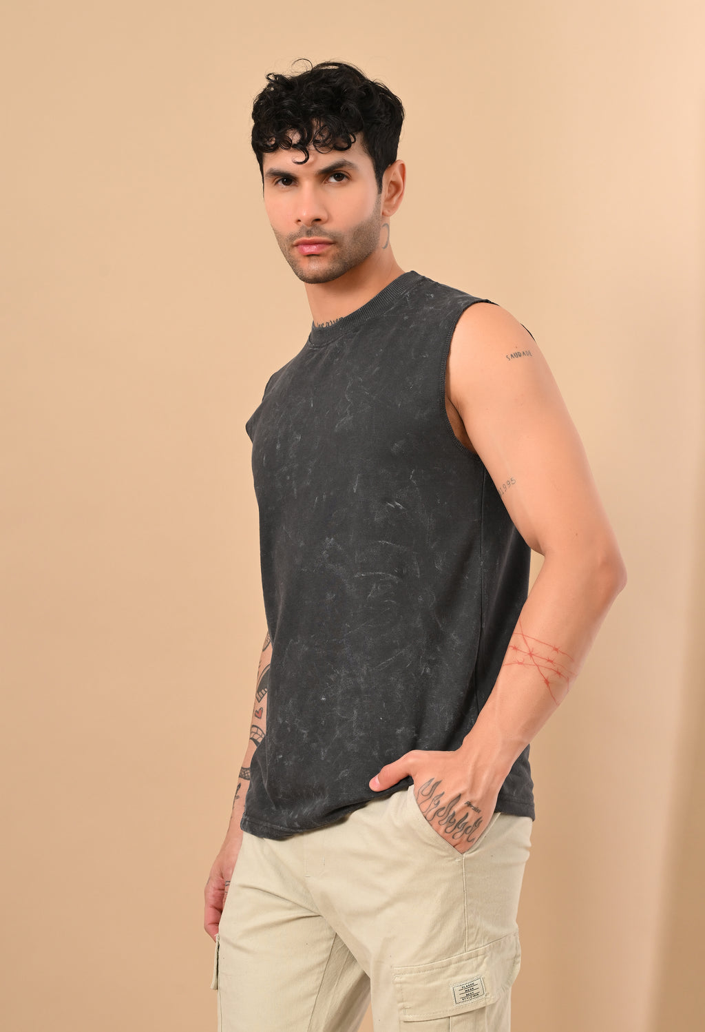 Black Acid Wash Tank – Offmint