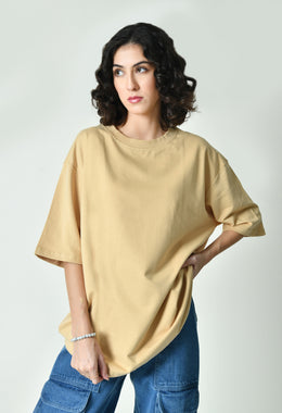 Easygoing Beige T-shirt