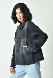 Charcoal Oversized Jacket