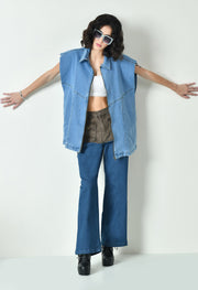 Half-Sleeve Zip-Up Jacket