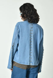Spiral Ring Skyblue Jacket