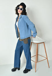 Spiral Ring Skyblue Jacket