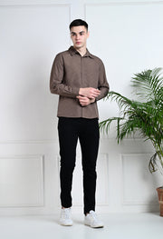 BROWN CLUB WEAR SHIRT BY OFFMINT